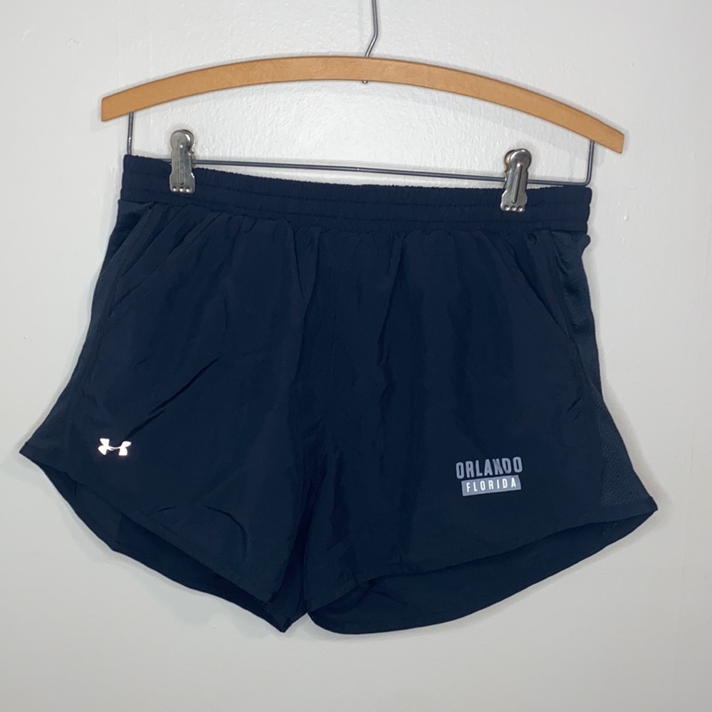 🐛Black Under Armour Orlando Florida shorts! - Picture 3 of 8